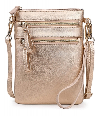 Multi Pocket Crossbody Bag AD2582 GOLD